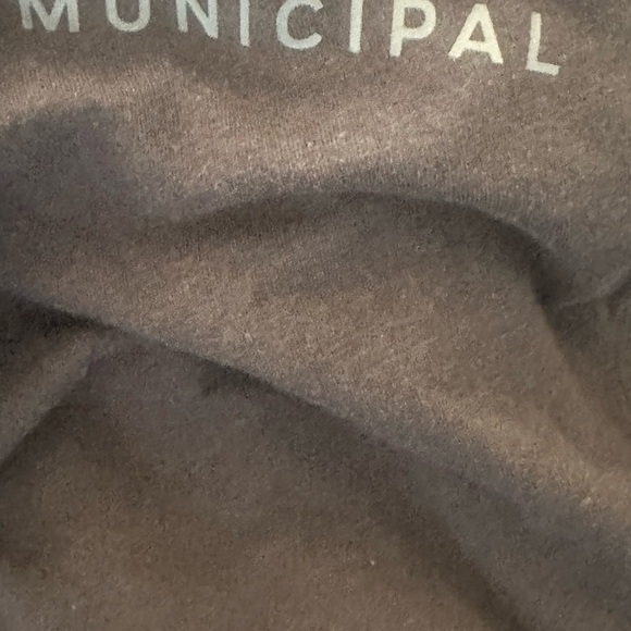 Men's Black Shirt used Municipal sz L polo - Picture 3 of 5